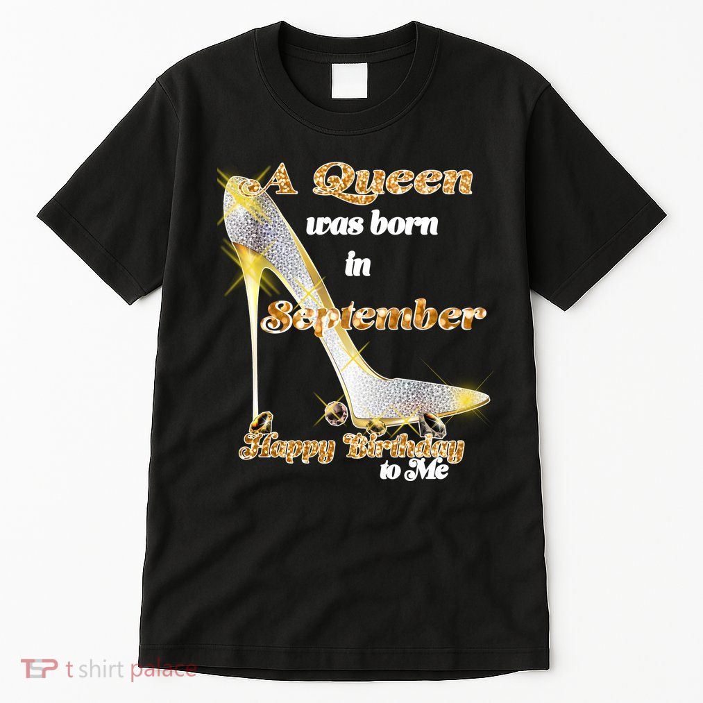 Born In September Birthday Queen Tall T-Shirt