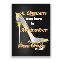 Born In September Birthday Queen Poster