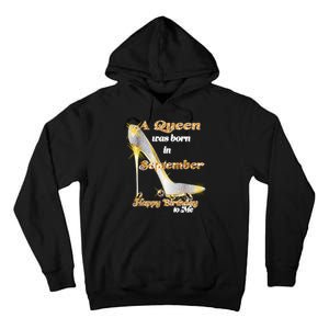 Born In September Birthday Queen Tall Hoodie