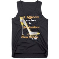 Born In September Birthday Queen Tank Top