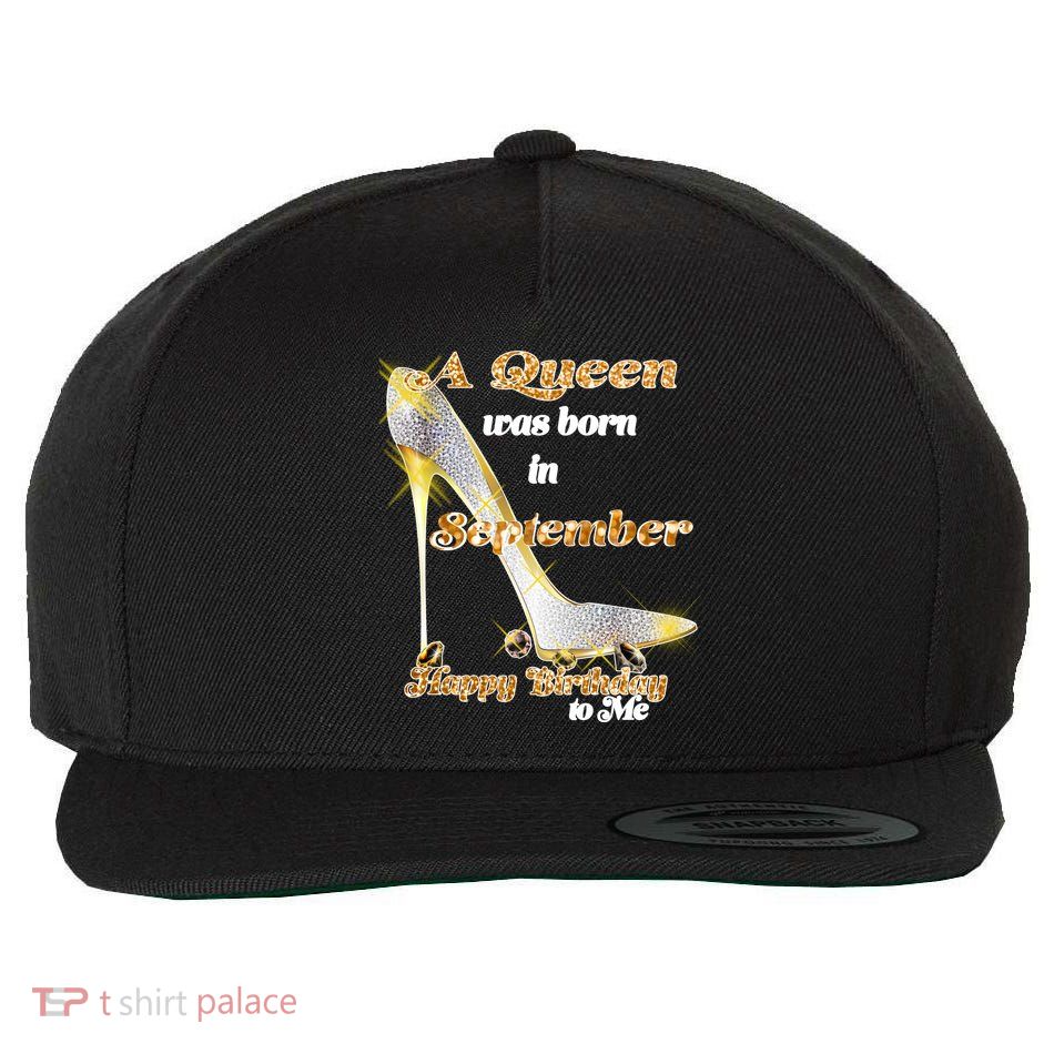 Born In September Birthday Queen Wool Snapback Cap