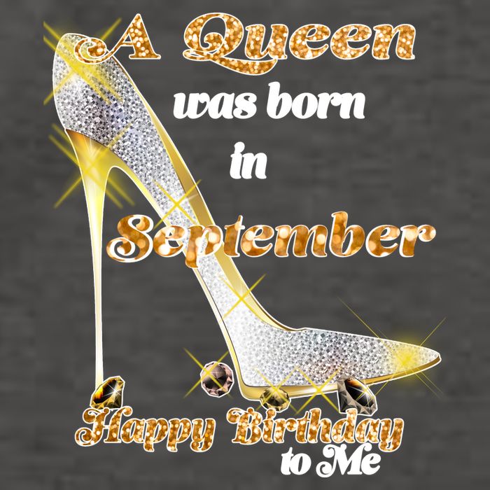 Born In September Birthday Queen Vector Backpack