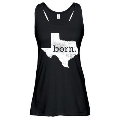 Born In Texas Home Ladies Essential Flowy Tank