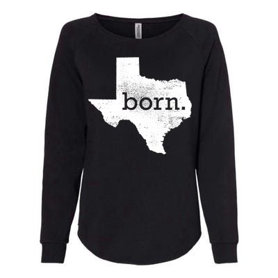 Born In Texas Home Womens California Wash Sweatshirt