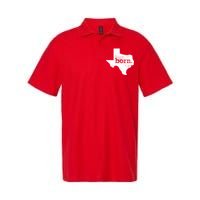 Born In Texas Home Softstyle Adult Sport Polo