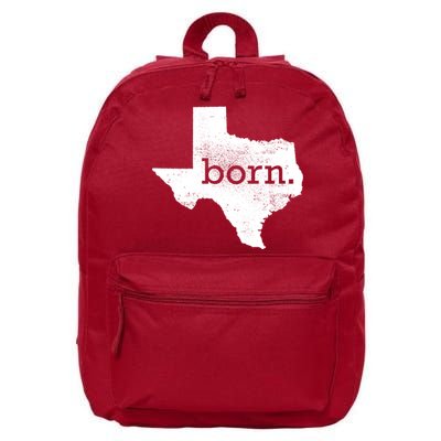 Born In Texas Home 16 in Basic Backpack