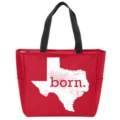 Born In Texas Home Zip Tote Bag