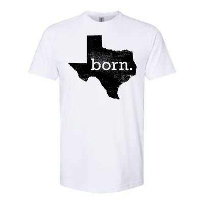 Born In Texas Home Softstyle CVC T-Shirt