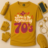 Born In The Legendary 70's Cooling Performance Crew T-Shirt