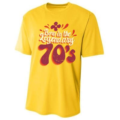 Born In The Legendary 70's Performance Sprint T-Shirt