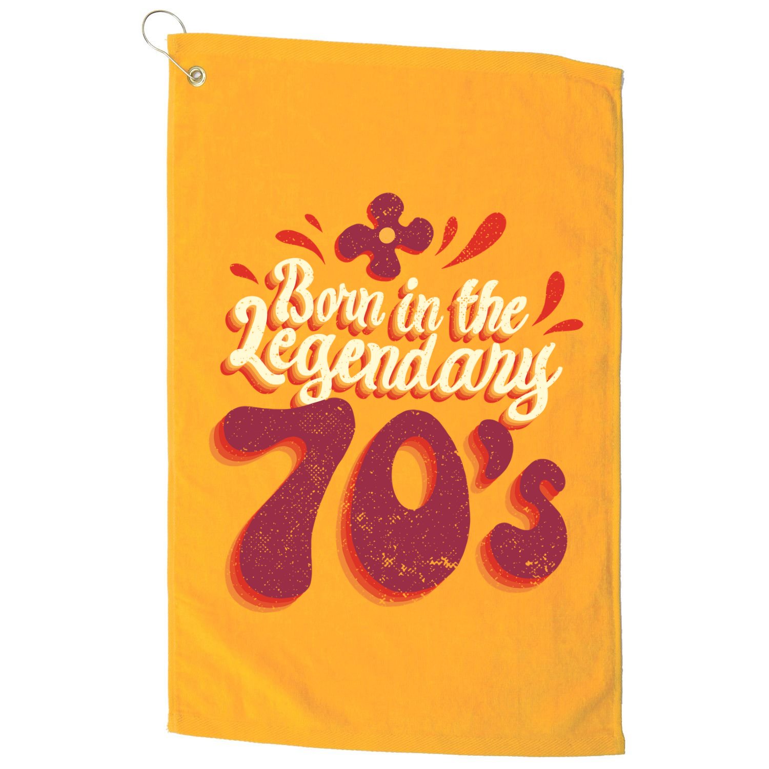 Born In The Legendary 70's Golf Towel