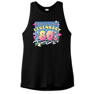 Born In The Legendary 80s Ladies PosiCharge Tri-Blend Wicking Tank