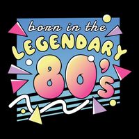 Born In The Legendary 80s City Backpack
