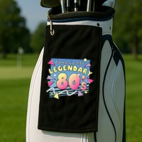 Born In The Legendary 80s Golf Towel