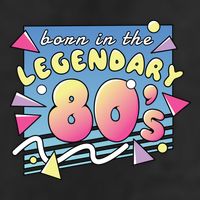 Born In The Legendary 80s Golf Towel