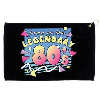 Born In The Legendary 80s Grommeted Golf Towel