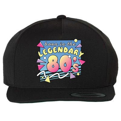 Born In The Legendary 80s Wool Snapback Cap