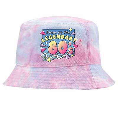 Born In The Legendary 80s Tie-Dyed Bucket Hat