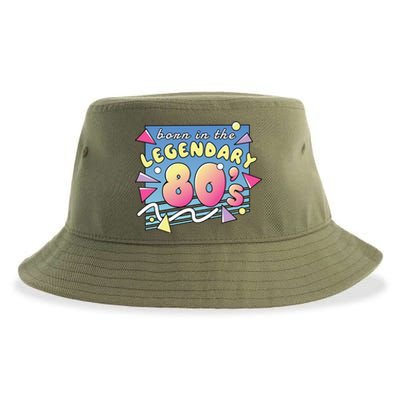 Born In The Legendary 80s Sustainable Bucket Hat