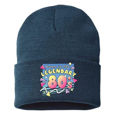 Born In The Legendary 80s Sustainable Knit Beanie