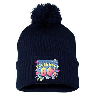 Born In The Legendary 80s Pom Pom 12in Knit Beanie