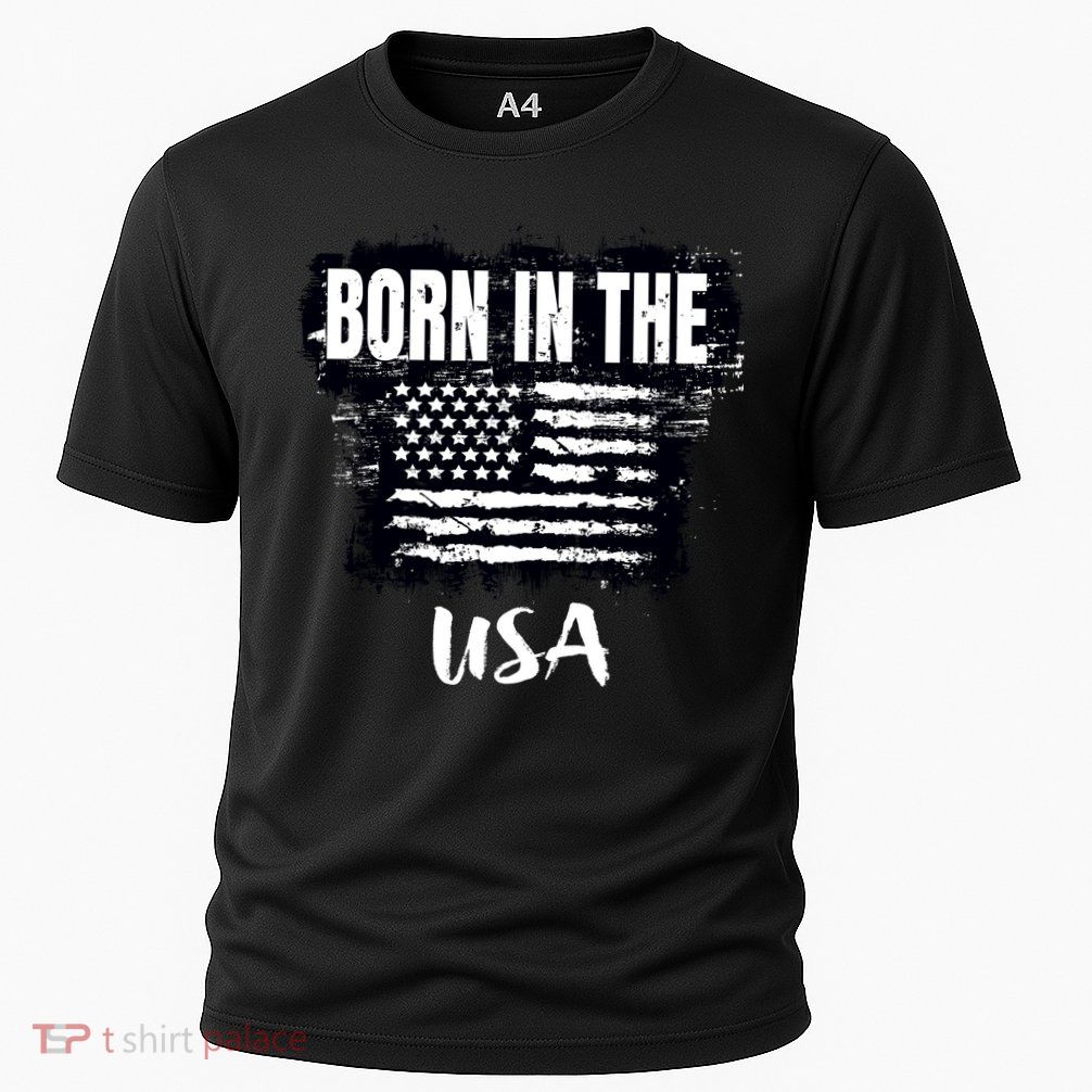 Born In The USA Cooling Performance Crew T-Shirt