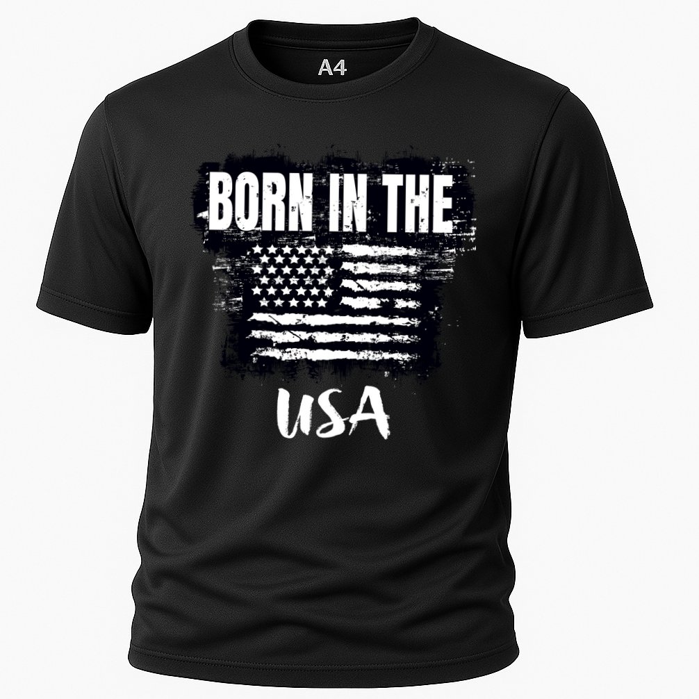 Born In The USA Cooling Performance Crew T-Shirt