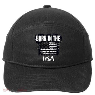 Born In The USA 7-Panel Snapback Hat