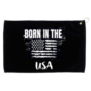 Born In The USA Grommeted Golf Towel