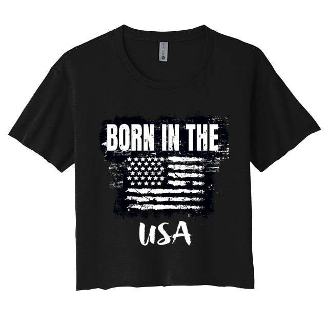 Born In The USA Crop Top
