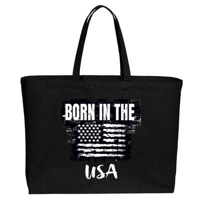 Born In The USA Cotton Canvas Jumbo Tote