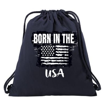 Born In The USA Drawstring Bag