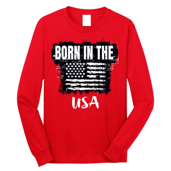 Born In The USA Long Sleeve Shirt