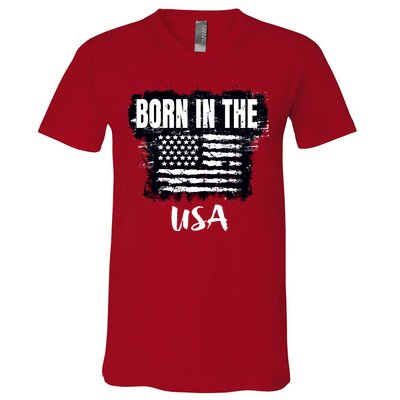 Born In The USA V-Neck T-Shirt