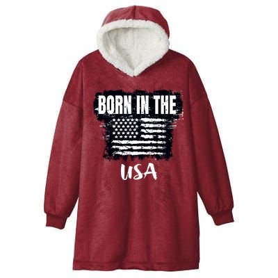 Born In The USA Hooded Wearable Blanket