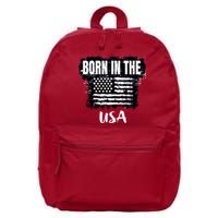 Born In The USA 16 in Basic Backpack