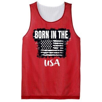 Born In The USA Mesh Reversible Basketball Jersey Tank