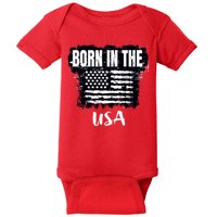 Born In The USA Baby Bodysuit