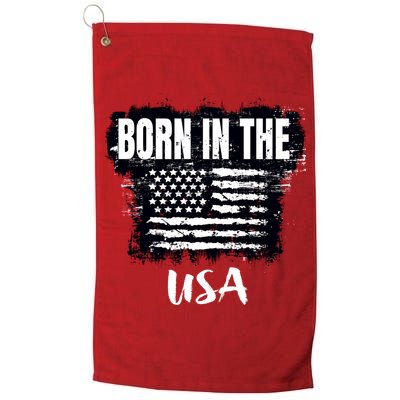 Born In The USA Golf Towel