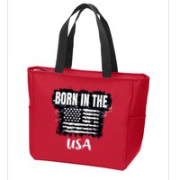 Born In The USA Zip Tote Bag
