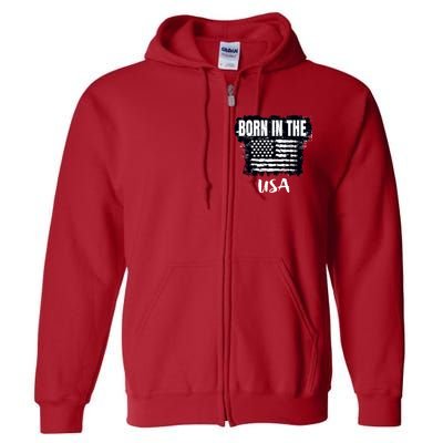 Born In The USA Full Zip Hoodie