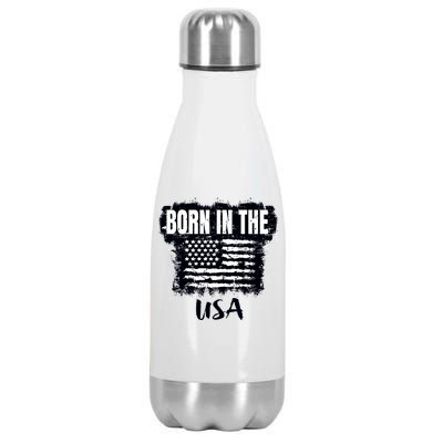 Born In The USA Stainless Steel Insulated Water Bottle