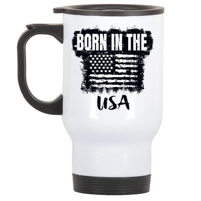 Born In The USA Stainless Steel Travel Mug