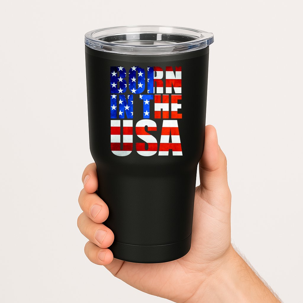 Born In The USA Flag Tumbler