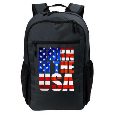 Born In The USA Flag Daily Commute Backpack