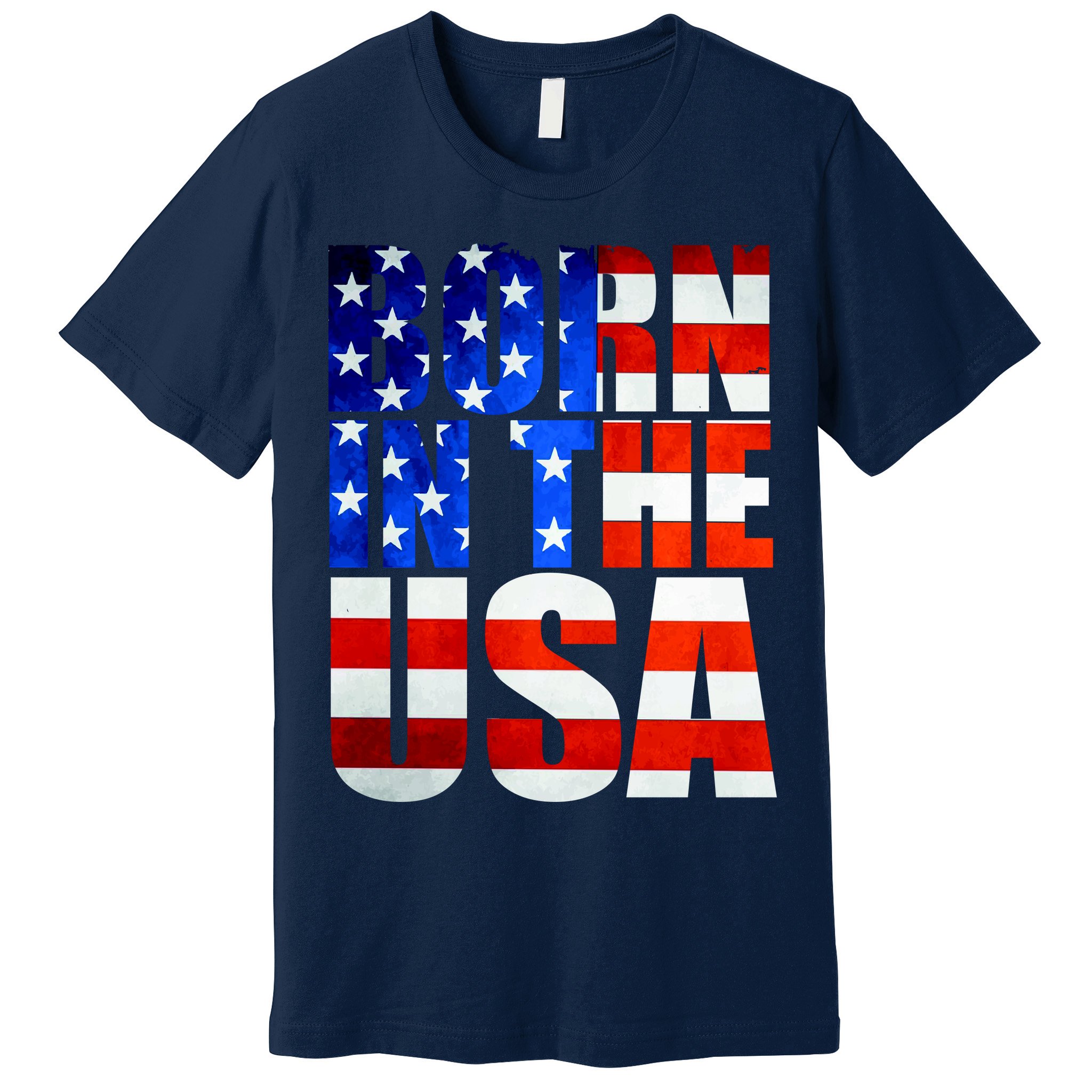 Born In The USA Flag Premium T-Shirt
