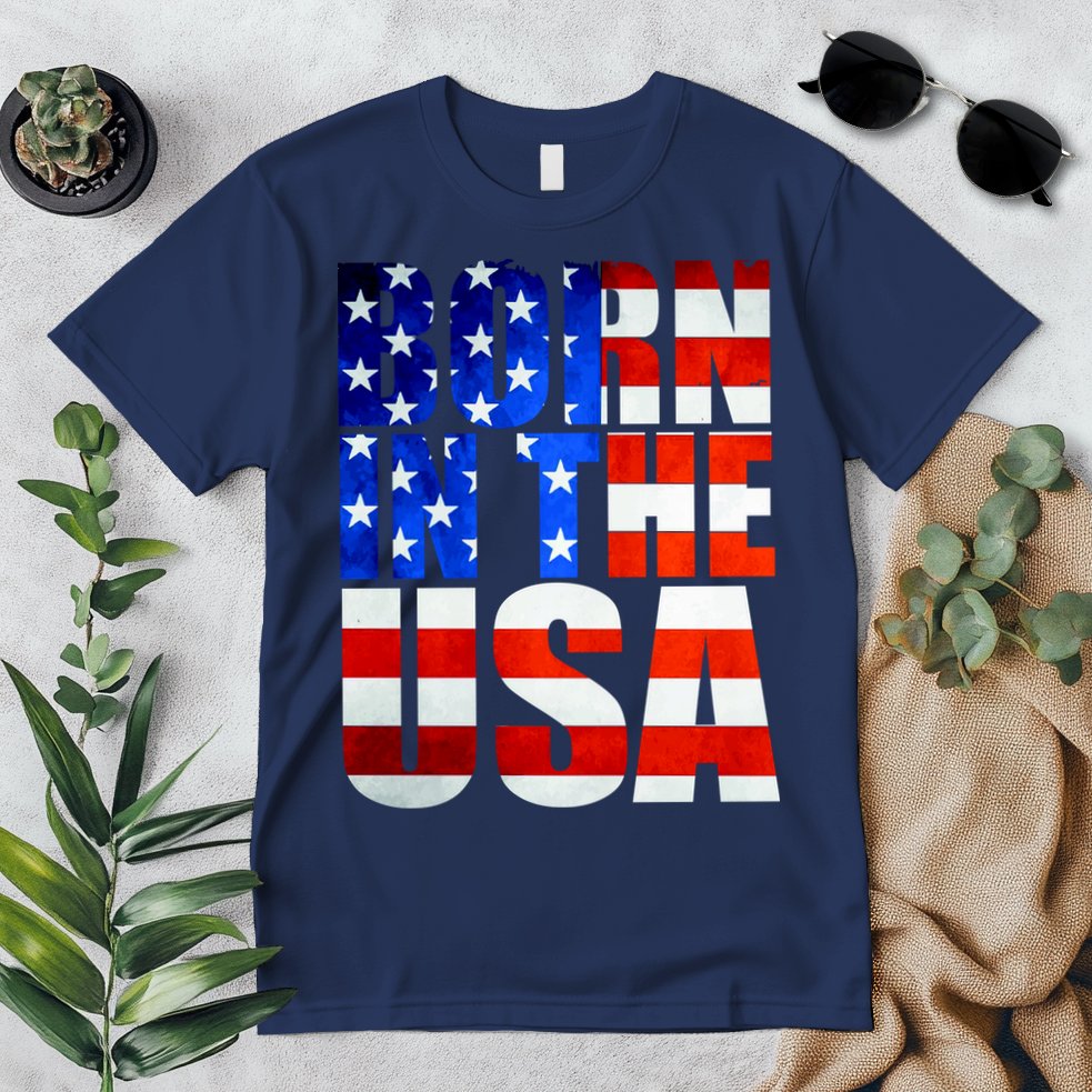 Born In The USA Flag Premium T-Shirt