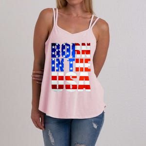 Born In The USA Flag Women's Strappy Tank