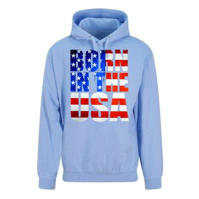 Born In The USA Flag Unisex Surf Hoodie