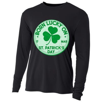 Born Lucky On St. Patrick's Day Cooling Performance Long Sleeve Crew